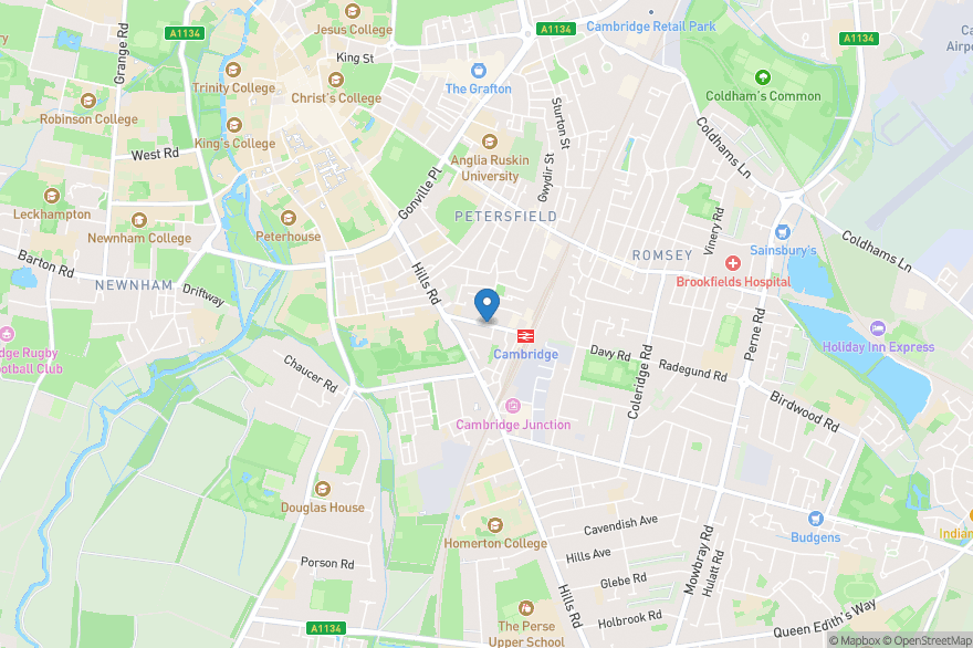 Studio Cambridge - Open Street Map